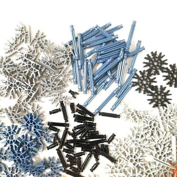 K'nex Lot of 460 Pieces Rods Connectors Random Mixed Standard Replacement Parts - Picture 6 of 10